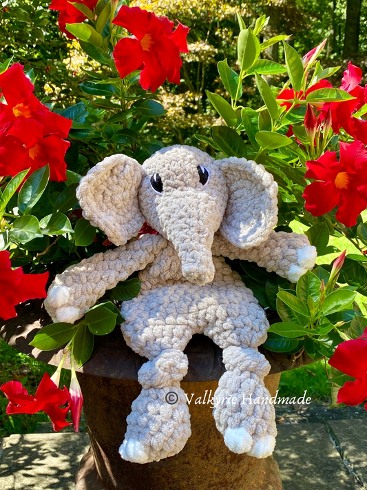 Crochet Elephant Snuggler