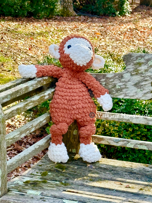 Crochet Monkey Snuggler