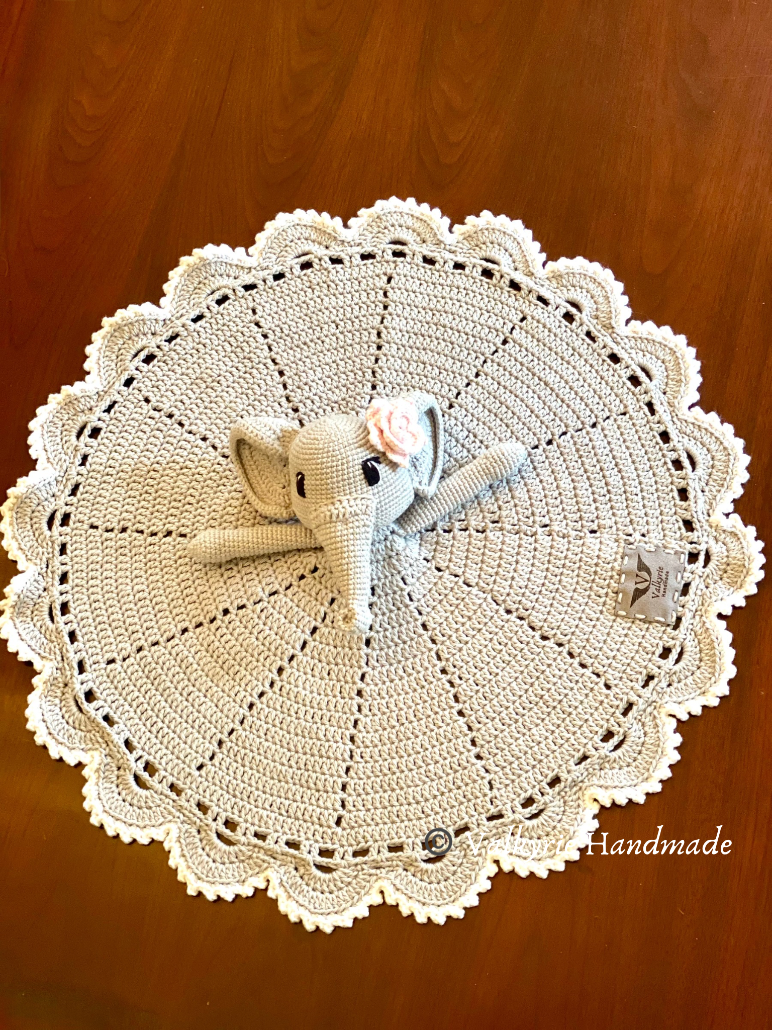 Heirloom Emma Elephant Lovey