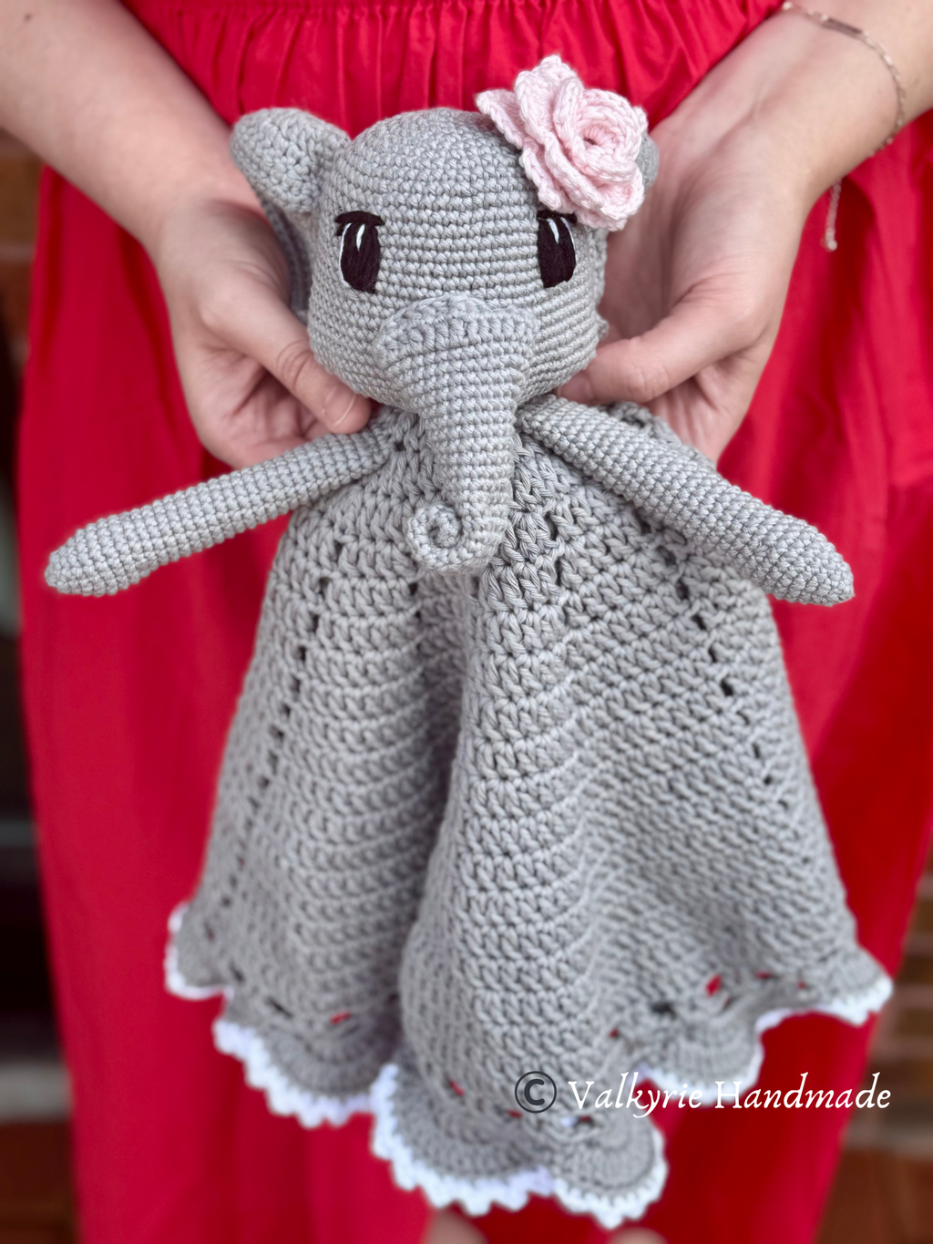 Heirloom Emma Elephant Lovey