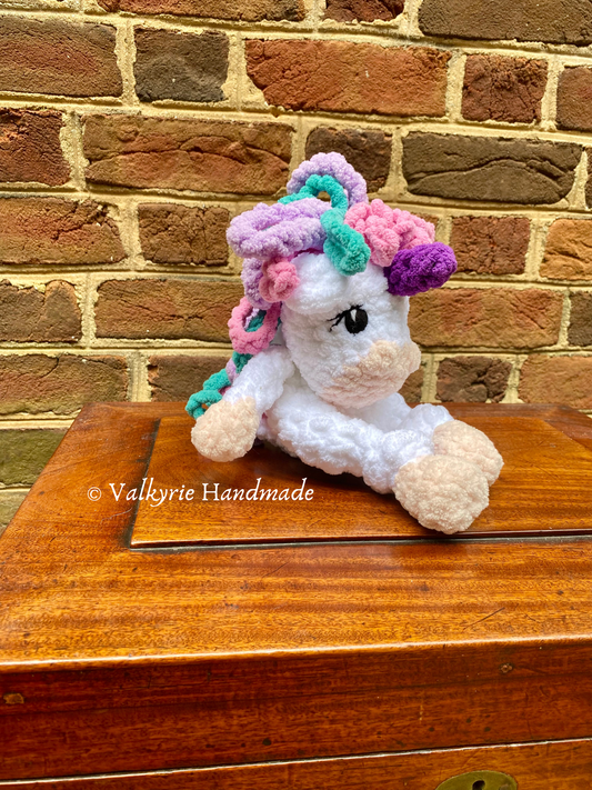 Crochet Unicorn Snuggler