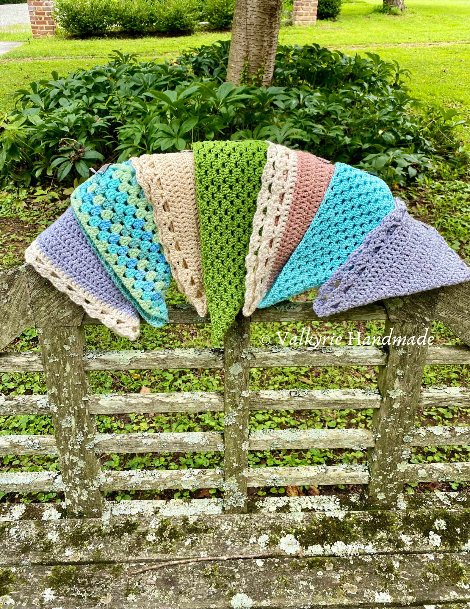 Crochet Hair Scarf