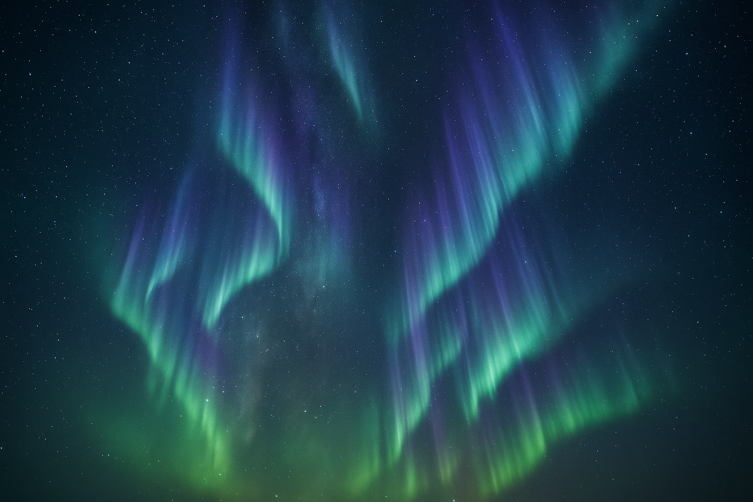 night sky aurora 